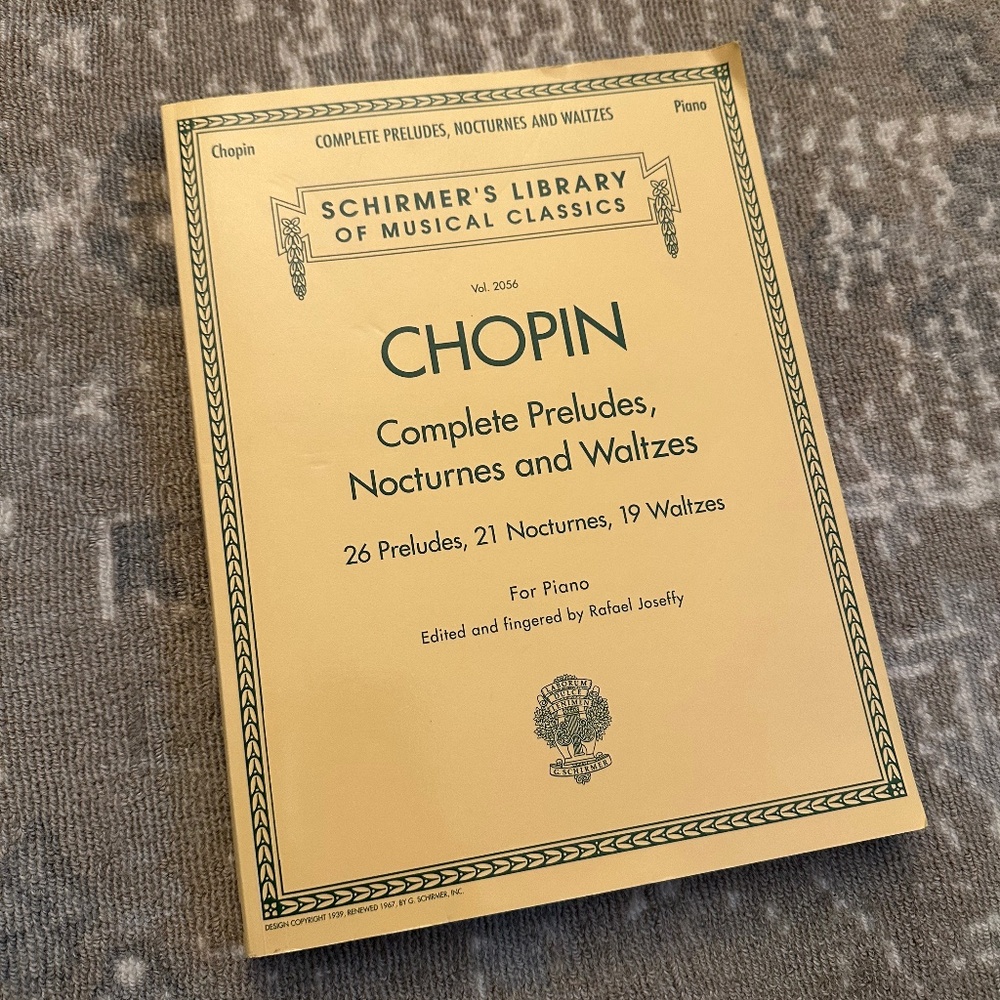 Chopin Complete Preludes, Nocturnes & Waltzes: Schirmer Library of Classics